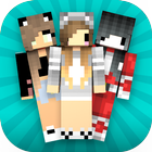 Cute Girls Skins For MCPE ไอคอน
