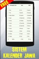 Sistem Kalender Jawa Lengkap capture d'écran 1