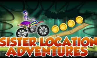 Crazy Motorbike Adventures With Sister Location poster