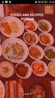 Korean Foods & Recipes Affiche
