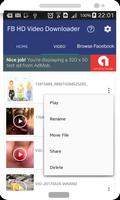 Video Downloader for FB 2017 poster