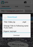 IGPD - IG Photo Downloader ภาพหน้าจอ 1