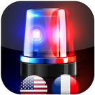 Police siren - US & FRENCH Zeichen
