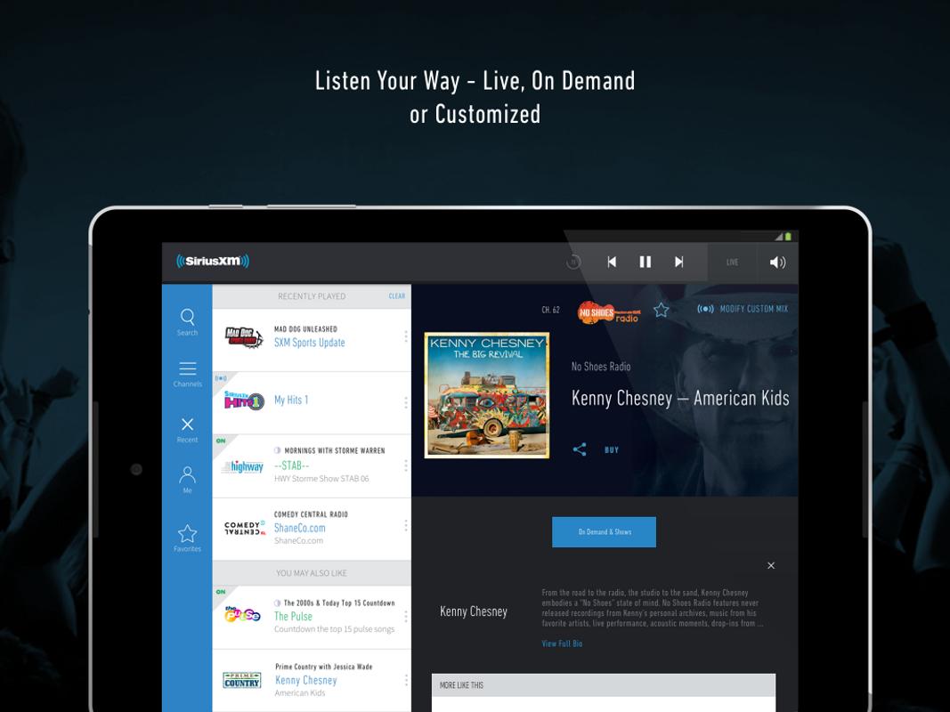 SiriusXM APK Download - Free Music & Audio APP for Android | APKPure.com