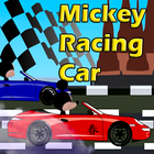 mickey racing car ikona