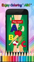 Draw Paint Learn ABC Alphabet Affiche