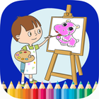 Baby Animal Cute Coloring Book icon
