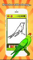 Bird Coloring Book For Kids capture d'écran 2