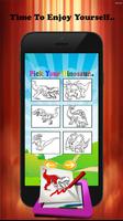 Dinosaurier-Farbe Buch Kinder Screenshot 2