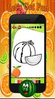 Fruit Vegetable Coloring Book 스크린샷 2