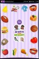 Kids Memory Game Affiche