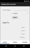 3 Schermata Simple Unit Converter