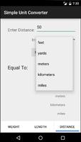 1 Schermata Simple Unit Converter