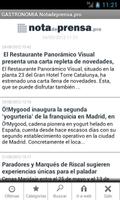 Notadeprensa.pro - Gastronomía پوسٹر