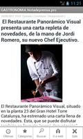 Notadeprensa.pro - Gastronomía تصوير الشاشة 1