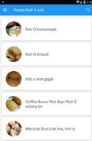 1 Schermata Resep Roti o Asli 