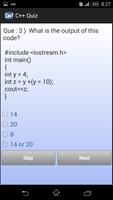 C++ Quiz screenshot 3