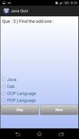 Java Quiz Ekran Görüntüsü 1
