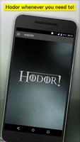 HODOR: Game of Thrones Fun App Affiche