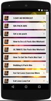 Six Pack Abs Workout Affiche