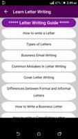 Learn English Letter Writing w Ekran Görüntüsü 3