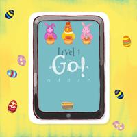 Bunny and Chicken Easter game স্ক্রিনশট 1