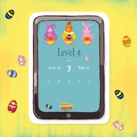 Bunny and Chicken Easter game اسکرین شاٹ 2
