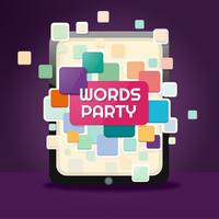 Words Puzzle Party Plakat