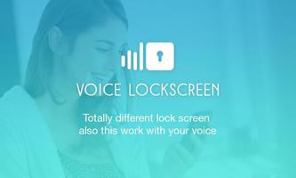 Voice Lock and Unlock Screen Affiche