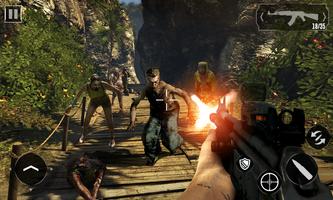 Zombie War Dead Frontier 3D screenshot 1