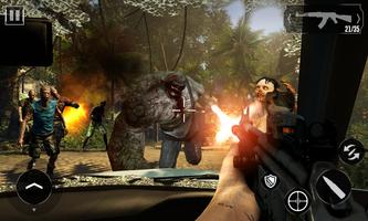 Zombie War Dead Frontier 3D capture d'écran 3