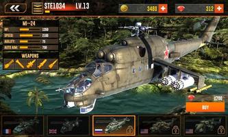 Air Thunder Gunship Battle 3D 2018 Affiche