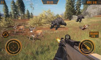 Animal Hunter Forest Sniper Shoot 3D اسکرین شاٹ 2