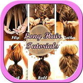 Easy Long Hair Tutorials icon