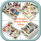 plans de logement simplifiée icône