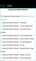 Pedro Infante Letras 스크린샷 2