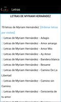 Myriam Hernández Letras&Musica screenshot 2