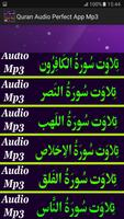 Quran Audio Perfect Mp3 App capture d'écran 2