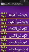 Quran Tilawat Audio Mp3 Free Affiche