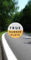 True Number Plate Affiche