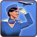 APK Virtual Flight Attendant Air Hostess Simulator 3D