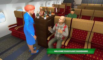 Virtual Flight Attendant Air Hostess Simulator 3D capture d'écran 3