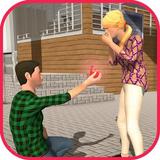 Virtual Girlfriend High School Life Simulator 3D آئیکن