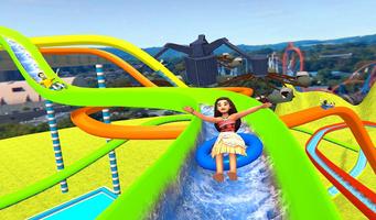 Water Slide Rush Racing Water Park Game screenshot 1