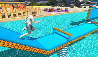Water Slide Rush Racing Water Park Game screenshot 2