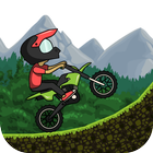 Racing forest motorbike icône