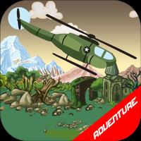 Warrior helicopter adventure poster