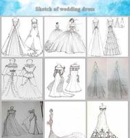 Sketch of wedding dress скриншот 3