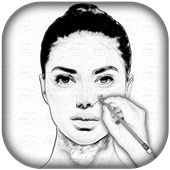 Sketch Photo Pencil Art icon