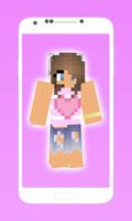 Best girl skins for minecraft2 پوسٹر